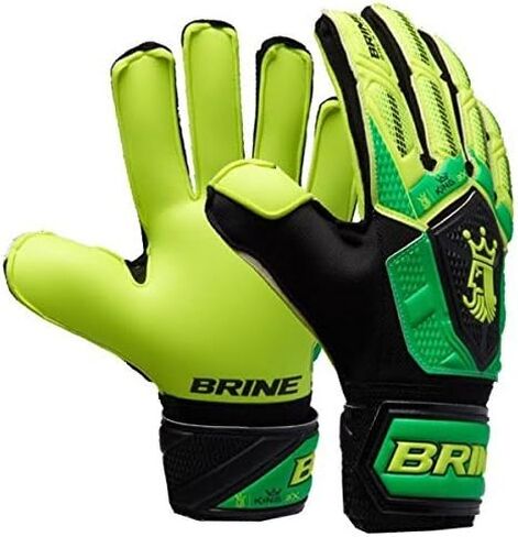 Varzist Goalkeeper Gloves Brine King Match 3X Soccer Goalie Glove Finger Save Protection Spines in Saudi Arabia