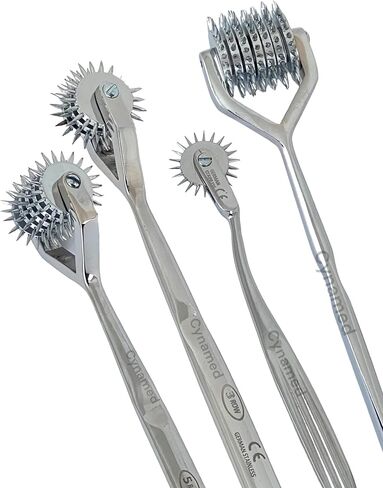 ArTLaB-Premium German Wartenberg Neuro Pinwheel Diagnostic Instrument Sensory Wartenberg Pinwheel 1,3.5,7 Head Strong Wheel Stainless Steel Nerve Tester (1 Head) in Saudi Arabia