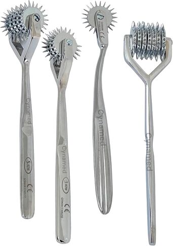 ArTLaB-Premium German Wartenberg Neuro Pinwheel Diagnostic Instrument Sensory Wartenberg Pinwheel 1,3.5,7 Head Strong Wheel Stainless Steel Nerve Tester (1 Head) in Saudi Arabia