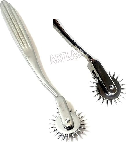 ArTLaB-Premium German Wartenberg Neuro Pinwheel Diagnostic Instrument Sensory Wartenberg Pinwheel 1,3.5,7 Head Strong Wheel Stainless Steel Nerve Tester (1 Head) in Saudi Arabia