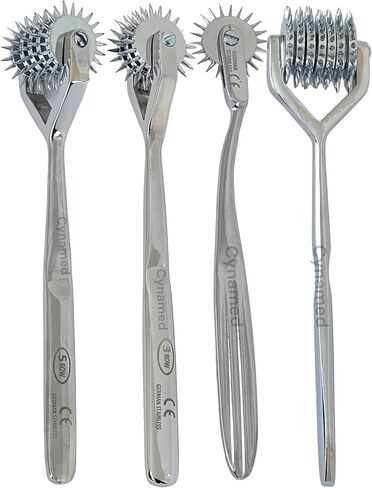 ArTLaB-Premium German Wartenberg Neuro Pinwheel Diagnostic Instrument Sensory Wartenberg Pinwheel 1,3.5,7 Head Strong Wheel Stainless Steel Nerve Tester (1 Head) in Saudi Arabia