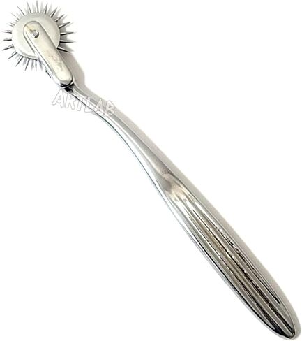 ArTLaB-Premium German Wartenberg Neuro Pinwheel Diagnostic Instrument Sensory Wartenberg Pinwheel 1,3.5,7 Head Strong Wheel Stainless Steel Nerve Tester (1 Head) in Saudi Arabia