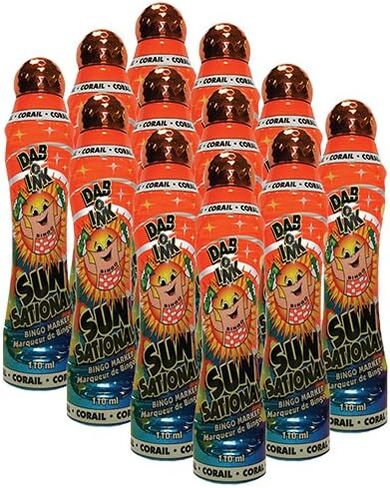 Sunsational One Dozen 4oz Coral Bingo Dauber in Saudi Arabia
