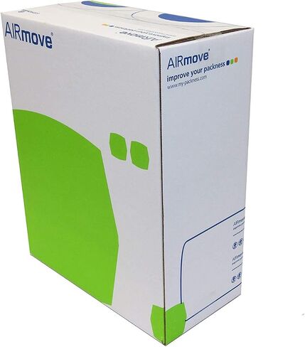 STOROpack 523687 حزمة من 4 لفات من فيلم AIRmove Void للاستخدام مع ماكينات Airmove وAirmove2؛ أبعاد اللفة 8 بوصة عرض × 6.4 بوصة قطر × 820 قدم طول in Saudi Arabia