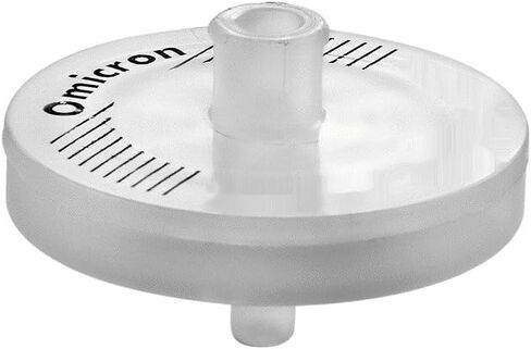 Omicron SFGFNY425RB Multi Layer Non-Sterile Syringe Filter, GF+Nylon 25 mm, Glass Fiber(2.0 Micron), Nylon(0.2 Micron) (Pack of 100) in Saudi Arabia