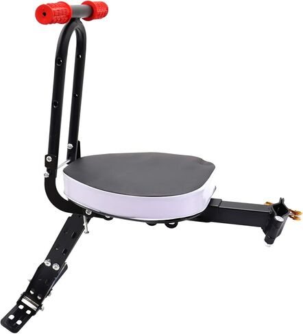 مقعد دراجة للأطفال مثبت على الأمام من Together-life، حامل دراجات للأطفال خفيف الوزن وقابل للطي مع درابزين ودواسة للدراجات الجبلية والدراجات الهجينة ودراجات اللياقة البدنية in Kuwait