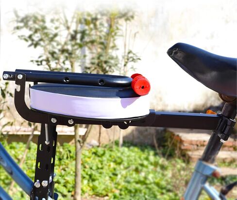 مقعد دراجة للأطفال مثبت على الأمام من Together-life، حامل دراجات للأطفال خفيف الوزن وقابل للطي مع درابزين ودواسة للدراجات الجبلية والدراجات الهجينة ودراجات اللياقة البدنية in Kuwait