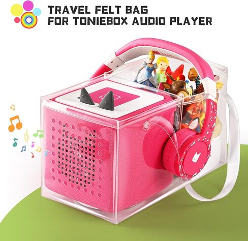 Carrying Case for Tonies Starter Set & Storage Bag for Tonies Figurine, Outdoor Hand Bag for Tonies Audio Player and Dolls Musical Toy Folding Bag for Kids Toniebox Accessories (Basketball Pattern) in Saudi Arabia
