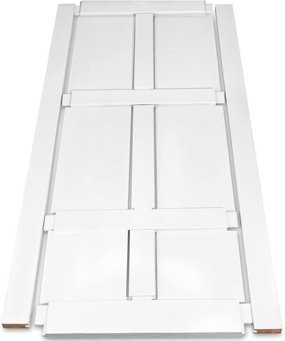 CUAUC 32 "x 80" لوح باب معبأ بخمسة ألواح، باب لوحة DIY، باب الحظيرة الداخلي الحديث، مقاوم للرطوبة، مضاد للتشوه، مثقوب مسبقًا وجاهز للتجميع، مناسب للتعليق المسبق وباب الحظيرة in Kuwait