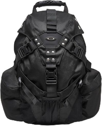 Oakley Man Icon Recycled Backpack, Black, One Size in Saudi Arabia