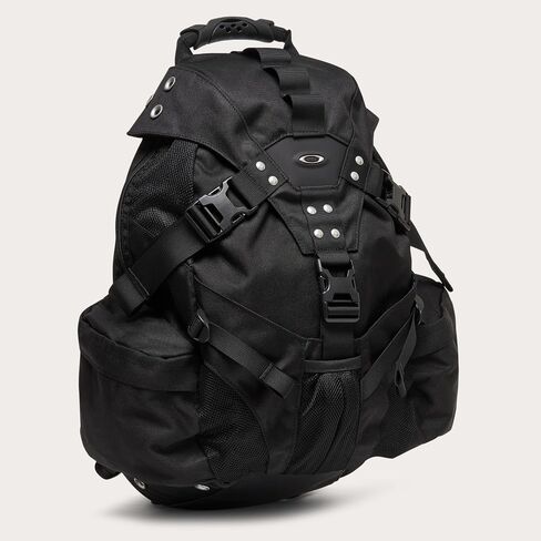 Oakley Man Icon Recycled Backpack, Black, One Size in Saudi Arabia