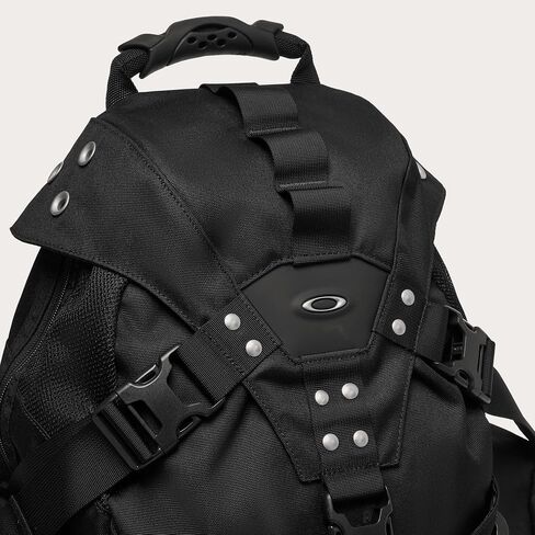 Oakley Man Icon Recycled Backpack, Black, One Size in Saudi Arabia