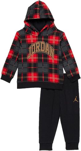 طقم بلوفر منقوش من Jordan Baby Boy's Essentials (للرضع) باللون الأسود بعمر 12 شهرًا in Saudi Arabia