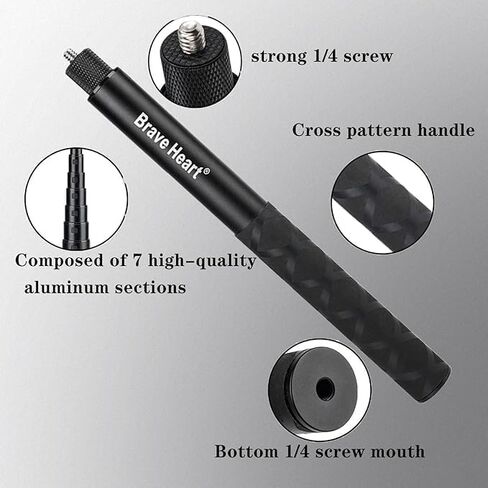 23.5cm to 114cm Invisible Selfie Stick for insta360 Insta 360 one X4 x x2 x3 one rs gopro Hero 3 5 6 10 13 Camera Accessories in Kuwait