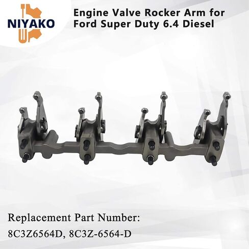 NIYAKO محرك ARM ARM Set RECERAGERAGED# 𝟖𝐂𝟑𝐙𝟔𝟓𝟔𝟒𝐃 𝟖𝐂𝟑𝐙-𝟔𝟓𝟔𝟒-𝐃 FIT 2008-2010 Super Duty 6.4 Diesel F250 F350 F450 F550 in Kuwait
