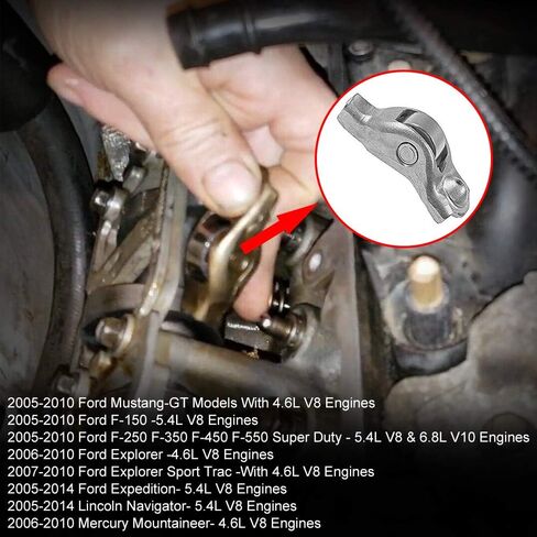 Part# 3L3Z-6564-BA 12Pcs Rocker Arm Set For Ford Mustang F150 Explorer Expedition Lincoln Navigator Mercury Mountaineer in Saudi Arabia