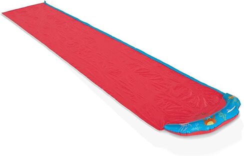 Splash Buddies Single Slip n Slide with Sprinkler – 192" Inflatable Slide for Kids – Super Fun Slippery Racer for Summer Outdoor Waterplay – Easy to Store and Clean – Large Water Slide for Children 3+ in Kuwait