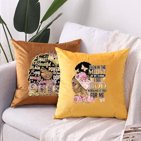 12 قطعة الحديد على الشارات فتاة سوداء الحديد على بقع ملصقات تصميم نقل الحرارة DIY بها بنفسك تي شيرت الملابس معطف الجينز حقائب الظهر. (بلاك كويندوم-12 قطعة) in Kuwait