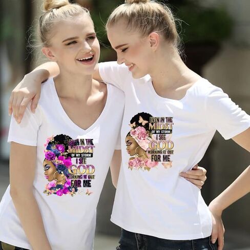 12 قطعة الحديد على الشارات فتاة سوداء الحديد على بقع ملصقات تصميم نقل الحرارة DIY بها بنفسك تي شيرت الملابس معطف الجينز حقائب الظهر. (بلاك كويندوم-12 قطعة) in Kuwait