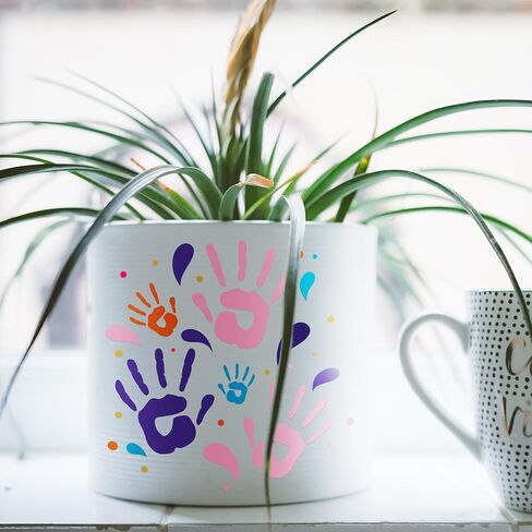 ANT Pink 12 بوصة × 10 أقدام من الفينيل اللاصق الدائم لمشروع DIY، ملصق، ملصق، مقاوم لبهتان الطقس، للاستخدام الداخلي والخارجي للحرف اليدوية، الكريكت، الصورة الظلية، التعبيرات، النقش، اللافتات in Kuwait