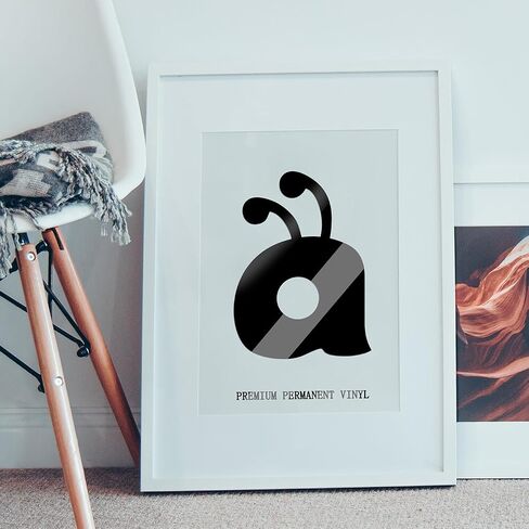 Ant Black فينيل دائم ذكي مقاس 25 بوصة × 100 قدم متوافق مع Cricut Venture، قم بإنشاء مشاريع DIY والشارات والملصقات والمزيد، مقاوم لجميع الأحوال الجوية والبهتان، مثالي للاستخدام في الهواء الطلق in Kuwait