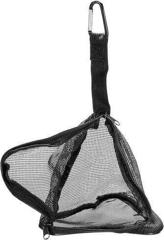 Camping Drying Net - Place Fruits Snacks Triangle Mesh Storage Bag, Apply to Outdoor/Pinic/Fishing/Hiking (7 x 7.5 Inches, Black) in Saudi Arabia