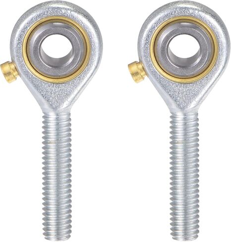 uxcell 2pcs POS8 Spherical Rod End Bearing 8mm Bore Self-Lubricated Joint Bearing M8x1.25 Right Hand Male Thread Connector in Saudi Arabia