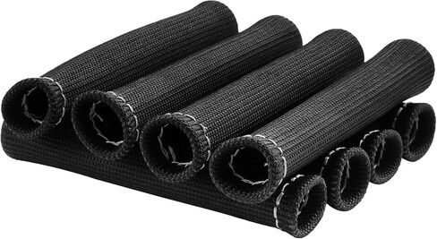 Spark Plug Protect Boot 1800 Degree Heat Shield Thermal Protection Insulator Sleeve Spark Plug Wire Boots 6 inch for Car Truck (Pack of 8) (Blue) in Saudi Arabia