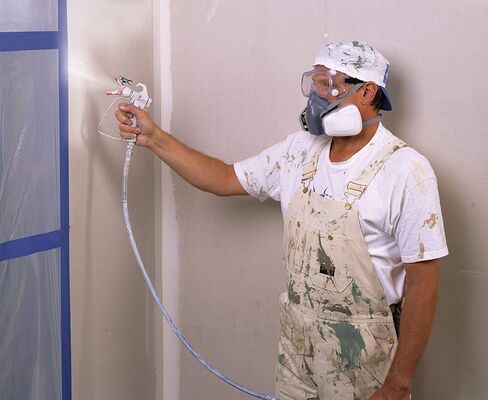 3M Reusable Respirator Half Facepiece 7503, NIOSH, 3M Cool Flow Valve, Dual Airline Supplied Air Compatible, Integrated Dropdown Suspension, Bayonet Connections, For Chemical Handling, Painting, Large in Saudi Arabia