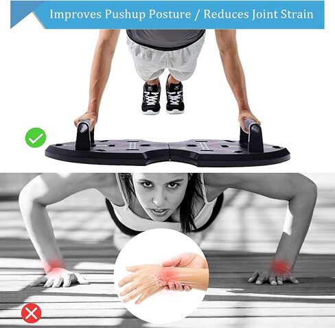 XINRUI Push Up Board, Portable Multi-Function Foldable 20 in 1 Push Up Bar, Push Up Handles for Floor, Perfect Pushup Board Fitness, Iron Chest Pro Push Up in Saudi Arabia