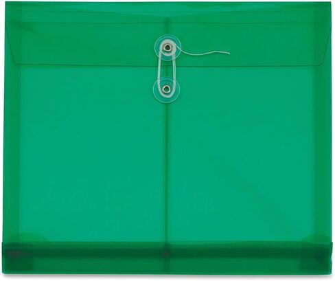 Globe-Weis/Pendaflex Poly Envelopes, Side Open, 1.25-Inch Expansion, Letter Size, Blue, 5 Envelopes Per Pack (84522GW) in Saudi Arabia