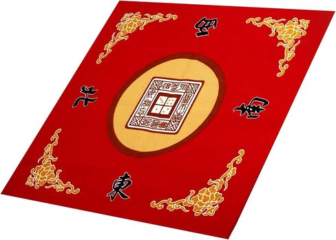 MDEOOSKY Mahjong Mat, Anti Slip Noise Reduction Table Cover, Rubber Non-Slip Mahjong Table mat, for Mahjong Paigow Poker Dominoes Tiles Cards Game Table Cover in Saudi Arabia