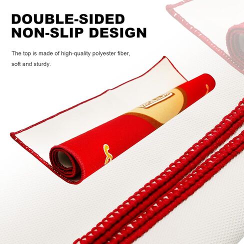 MDEOOSKY Mahjong Mat, Anti Slip Noise Reduction Table Cover, Rubber Non-Slip Mahjong Table mat, for Mahjong Paigow Poker Dominoes Tiles Cards Game Table Cover in Saudi Arabia
