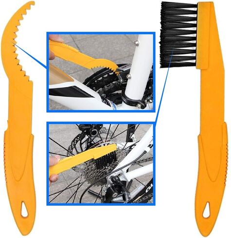 MMOBIEL Bike Cleaning Tool Set 7 Pieces Mountain Road City BMX Bicycle Cleaning Brush Kit for Chain, Wheel, Tire in Saudi Arabia