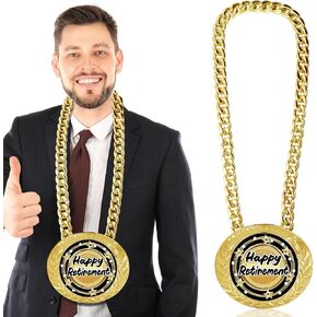Happy Retirement Gifts for Men Women, 5.9" Retirement Medal, Going Away, Goodbye, Farewell Gifts for Coworkers Colleague Boss Employee Teacher Nurse - Coworker Leaving Gifts for Women Men in Saudi Arabia