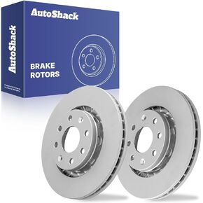 AutoShack Front Drilled Slotted Brake Rotors Silver Pair of 2 Driver and Passenger Side Replacement for Pontiac G3 Wave5 Chevy Aveo Spark EV Aveo5 2013-2015 Spark 2004-2009 Suzuki Swift+ PR65101DSZPR in Kuwait