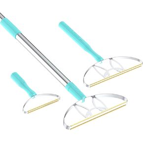 مزيل شعر الحيوانات الأليفة من لينت بلس ومنظف Uptoroot Cleaner Pro خاص متعدد حواف الأقمشة ومشط السجاد من LINTPLUS، مزيل شعر الكلاب والقطط للسجاد والأريكة وأبراج الحيوانات الأليفة (أزرق سماوي) in Kuwait