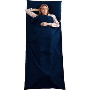 Wind Tour Sleeping Bag Liner Adult Sleep Sack Lightweight Portable Travel Sheets for Hotel Double Sleeping Bag Liners for Camping Backpacking Hotels in Kuwait