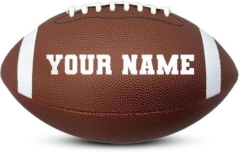 HAMMET Personalized Football - Customized Football Made with Composite Leather with Your Name or Text - Official Size Custom Gifts for Players, Coaches and Teams in Saudi Arabia