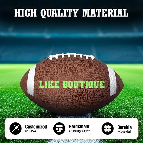 HAMMET Personalized Football - Customized Football Made with Composite Leather with Your Name or Text - Official Size Custom Gifts for Players, Coaches and Teams in Saudi Arabia