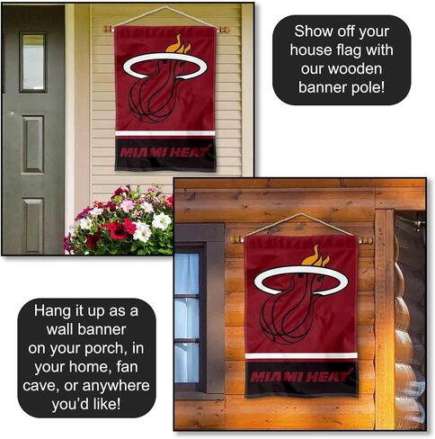 Miami Heat Double Sided House Banner Flag in Saudi Arabia