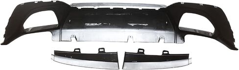 الناشر الخلفي لـ BMW 3 Series G20 M Sport 330i 340i 320i 330e M340i 2019-2022 Gloss Black ABS Pumper Lip Spoiler Lower Lower in Kuwait