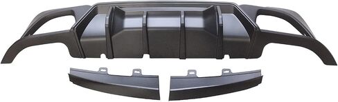 الناشر الخلفي لـ BMW 3 Series G20 M Sport 330i 340i 320i 330e M340i 2019-2022 Gloss Black ABS Pumper Lip Spoiler Lower Lower in Kuwait