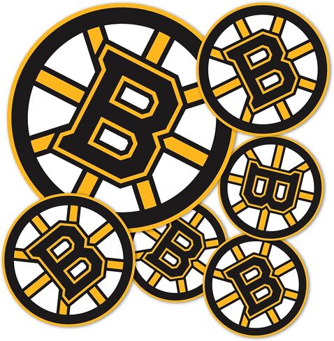 ملصق من الفينيل مطبوع عليه Desert Cactus Boston Bruins Team NHL National Hockey League ملصق من الفينيل لزجاجة مياه للكمبيوتر المحمول ودفتر قصاصات السيارة (النوع 3 - الشعار الرئيسي) in Saudi Arabia