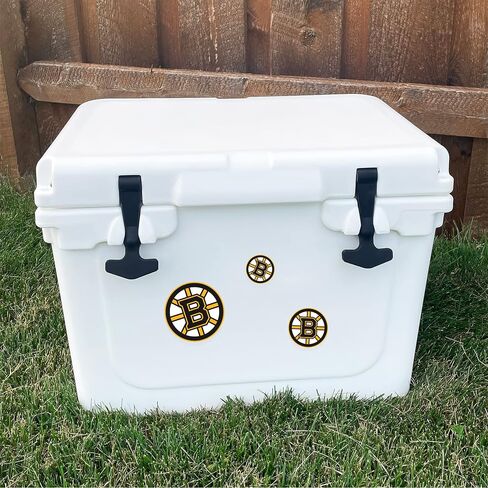 ملصق من الفينيل مطبوع عليه Desert Cactus Boston Bruins Team NHL National Hockey League ملصق من الفينيل لزجاجة مياه للكمبيوتر المحمول ودفتر قصاصات السيارة (النوع 3 - الشعار الرئيسي) in Saudi Arabia