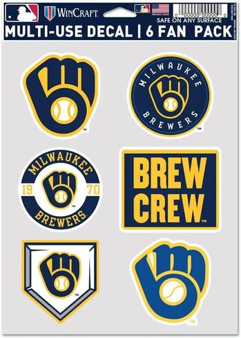 Milwaukee Brewers Multi Use 6 Fan Pack in Saudi Arabia