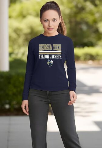 Long Sleeve T-Shirt | Official College Merch | Mens Womens Adult Cotton | Team Icon Design in Kuwait