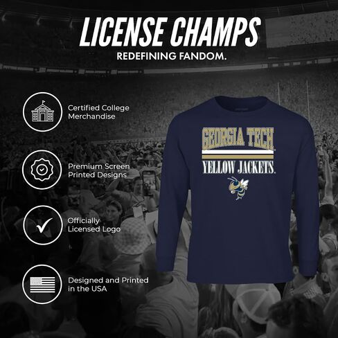 Long Sleeve T-Shirt | Official College Merch | Mens Womens Adult Cotton | Team Icon Design in Kuwait