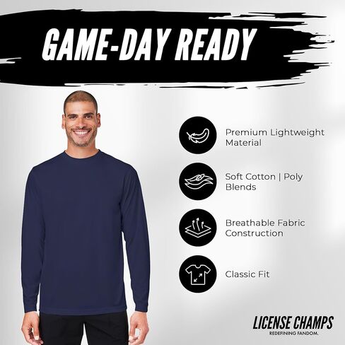 Long Sleeve T-Shirt | Official College Merch | Mens Womens Adult Cotton | Team Icon Design in Kuwait