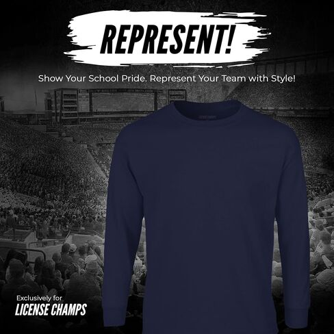 Long Sleeve T-Shirt | Official College Merch | Mens Womens Adult Cotton | Team Icon Design in Kuwait